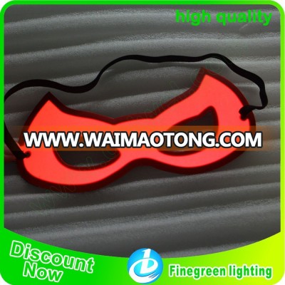 finegreen new product el mask for party festival EL flashing mask